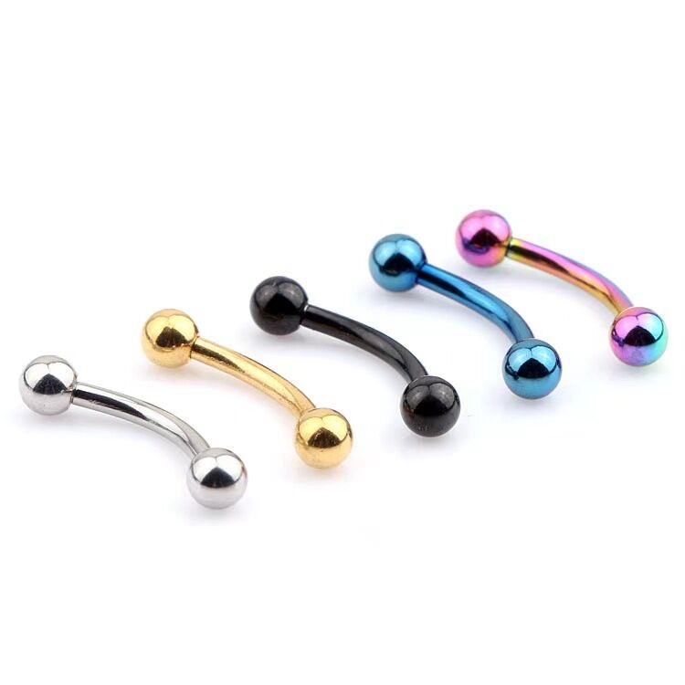 Titanium Classic Internal Eyebrow Piercing